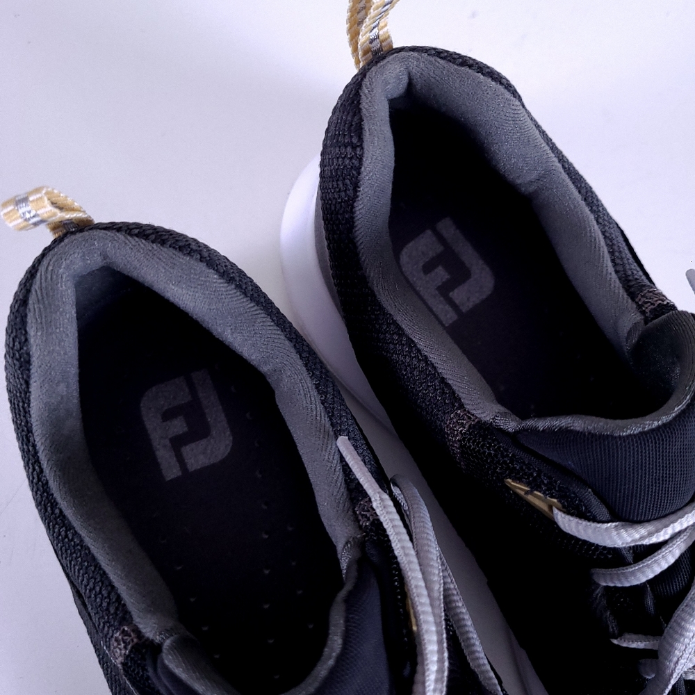 FootJoy FJ Flex Men’s 56103 Black Golf Shoes 11 - Picture 4 of 9